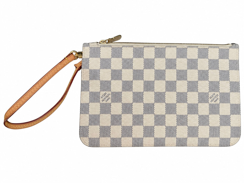 Louis Vuitton Damier Azur Wristlet Clutch